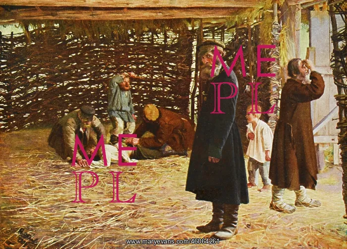 : Punishment of a Russian peasant in Tsarist time : Punishment of a Russian peasant in Tsarist time