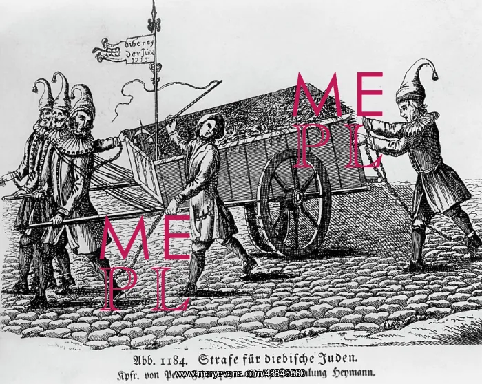 : Punishment of thieving Jews, 1715 : Punishment of thieving Jews, 1715