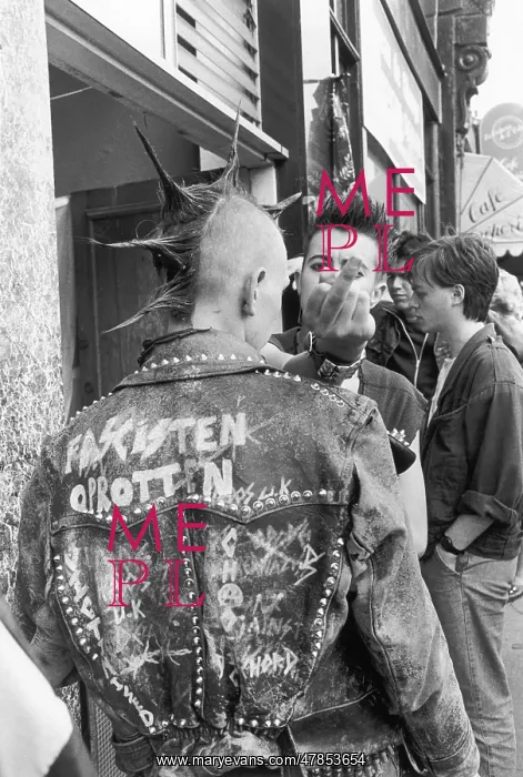 : Two Punks in Camden, London : Two Punks in Camden, London