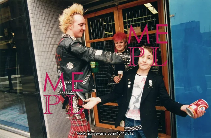 : Punks on a Saturday in Stockport : Punks on a Saturday in Stockport
