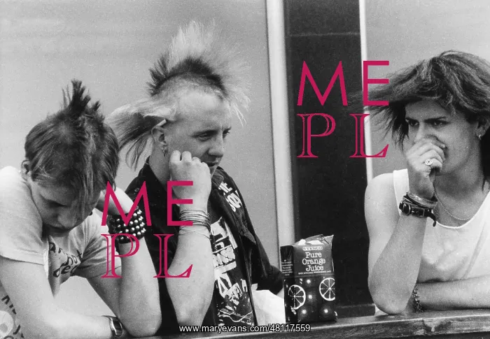 : Three punks on a Saturday in Stockport : Three punks on a Saturday in Stockport