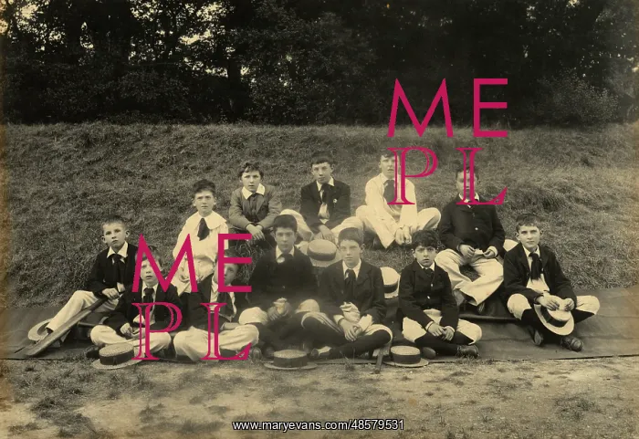 : Pupils from Fretherne House School, c.1902 : Pupils from Fretherne House School, c.1902
