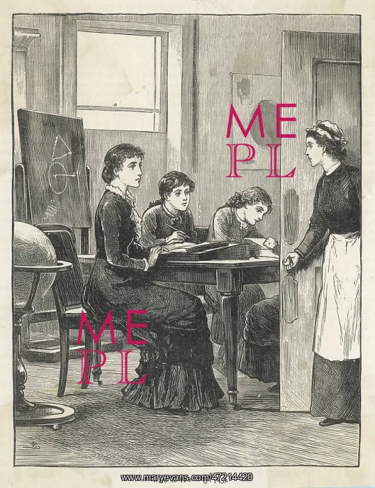 : PUPILS & GOV'NESS (1882) : PUPILS & GOV'NESS (1882)