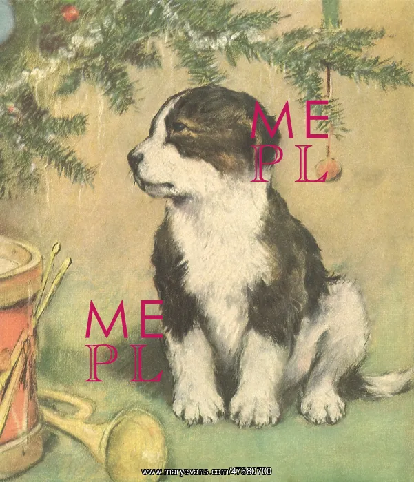  : Puppy Under Tree Bough