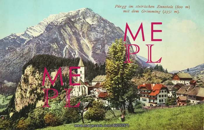 : Purgg in the Styrian Ennstal (800 m) with the : Purgg in the Styrian Ennstal (800 m) with the