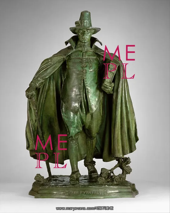 : THE PURITAN, by Augustus Saint-Gaudens. The : THE PURITAN, by Augustus Saint-Gaudens. The