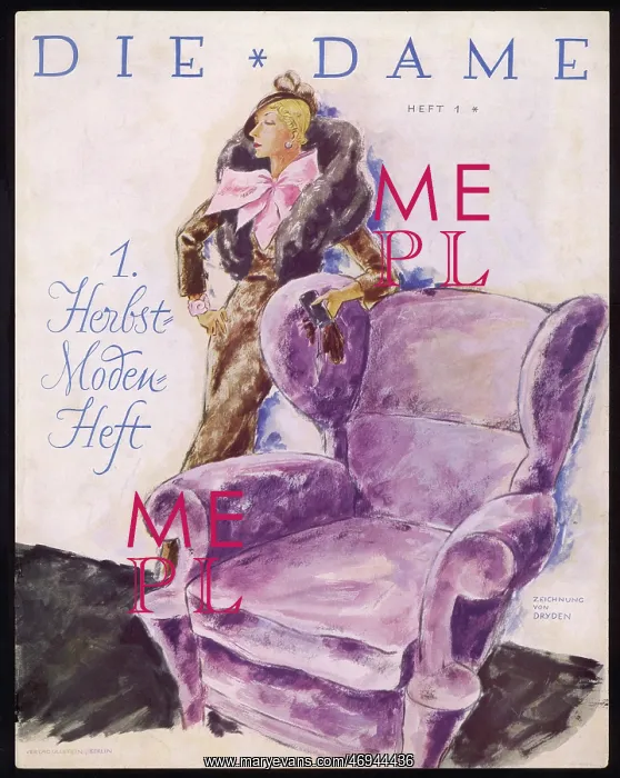 : PURPLE ARMCHAIR C1930 : PURPLE ARMCHAIR C1930