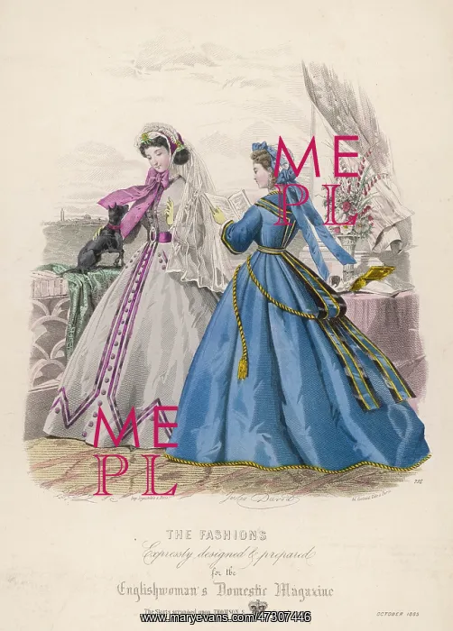 : PURPLE BONNET 1865 : PURPLE BONNET 1865