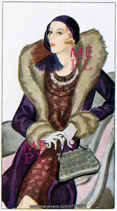 : Purple Coat 1929 - Patou : Purple Coat 1929 - Patou