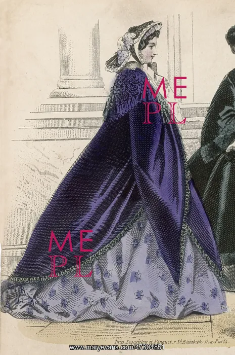 : Purple Pardessus 1861 : Purple Pardessus 1861