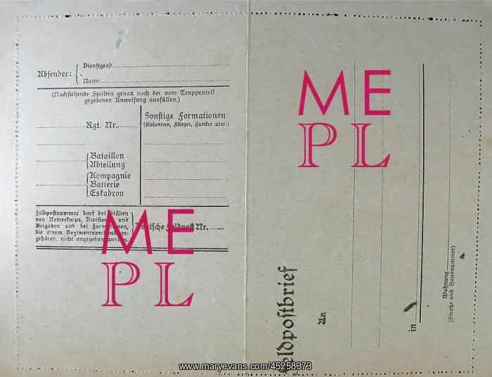 : The Push - German Field Postcard : The Push - German Field Postcard