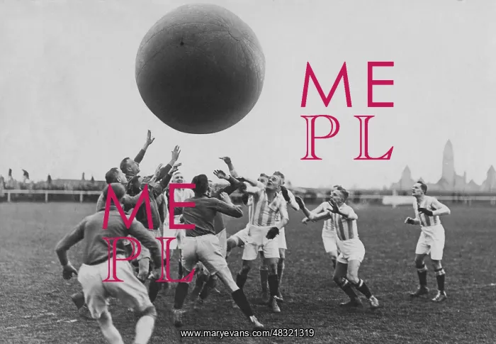 : Pushball competition Leipzig against Halle, 1925 : Pushball competition Leipzig against Halle, 1925