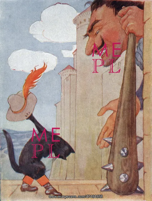 : Puss In Boots by Margaret Tarrant : Puss In Boots by Margaret Tarrant