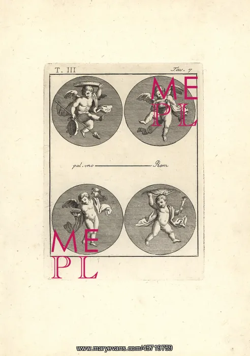 : Four putti with symbols of Bacchus : Four putti with symbols of Bacchus