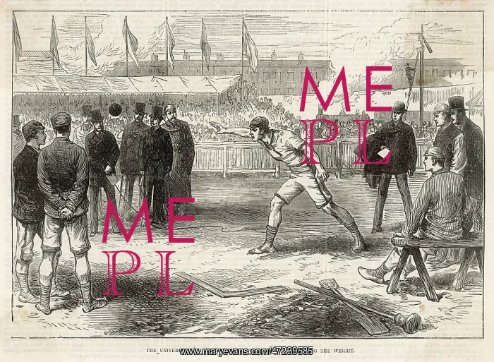 : PUTTING THE SHOT 1875 : PUTTING THE SHOT 1875