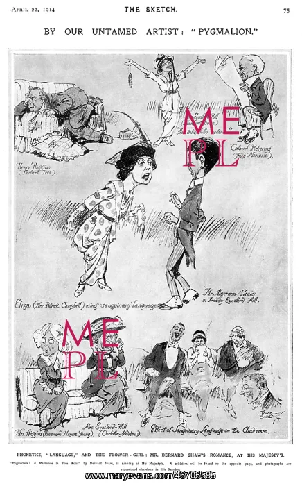 : Pygmalion drawn by Tony Sarg : Pygmalion drawn by Tony Sarg