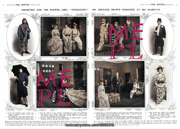 : Pygmalion - George Bernard Shaw's play opens in 1914 : Pygmalion - George Bernard Shaw's play opens in 1914