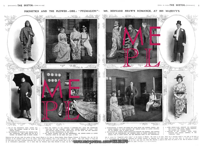 : Pygmalion - George Bernard Shaw's play opens in 1914 : Pygmalion - George Bernard Shaw's play opens in 1914