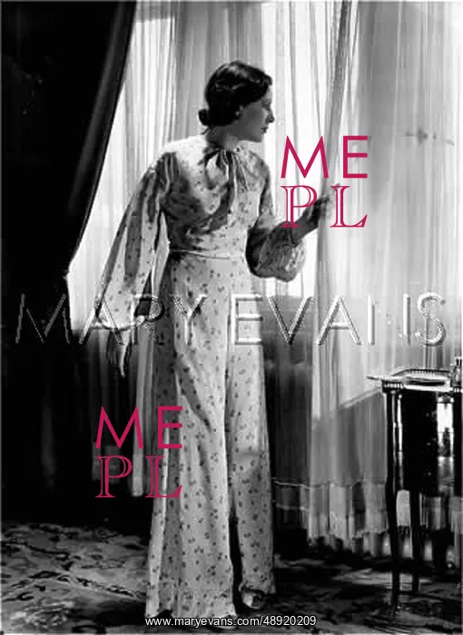: PYJAMA SUIT 1930S : PYJAMA SUIT 1930S