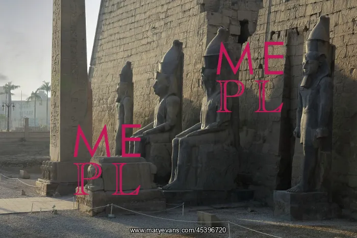 : Pylon of Ramesses II, Luxor Temple, Luxor, Egypt : Pylon of Ramesses II, Luxor Temple, Luxor, Egypt
