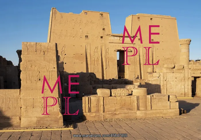 : Pylon, Temple of Horus, Edfu, Egypt : Pylon, Temple of Horus, Edfu, Egypt