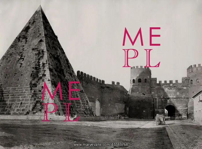 : Pyramid of Caius Cestius, Rome italy : Pyramid of Caius Cestius, Rome italy