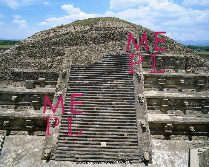 : Pyramid of the Moon. 4th c. MEXICO. STATE OF MEXICO : Pyramid of the Moon. 4th c. MEXICO. STATE OF MEXICO