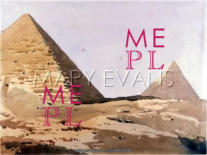  : THE PYRAMIDS / C.1850