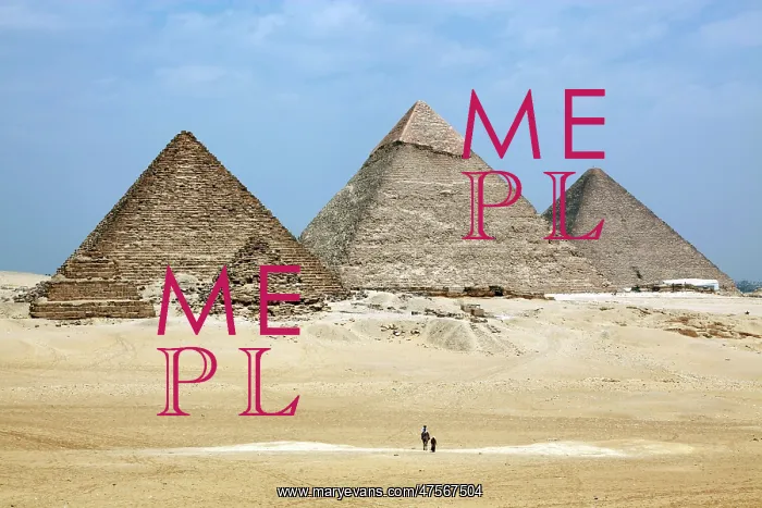 : Pyramids of Giza in Cairo, Egypt : Pyramids of Giza in Cairo, Egypt