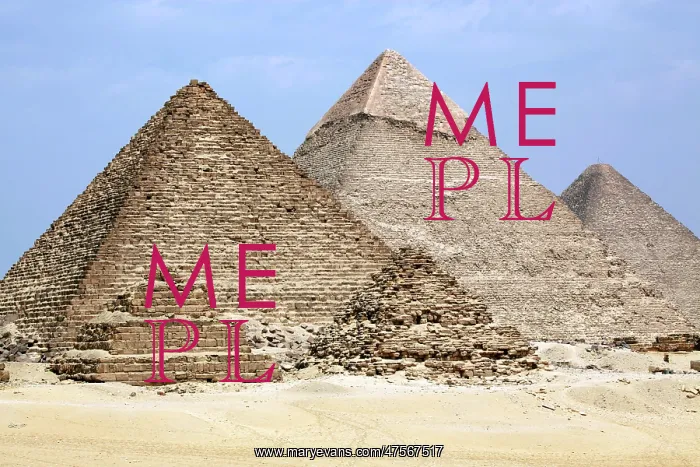 : Pyramids of Giza in Cairo, Egypt : Pyramids of Giza in Cairo, Egypt