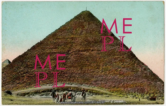 : PYRAMIDS AT GIZA / EGYPT : PYRAMIDS AT GIZA / EGYPT