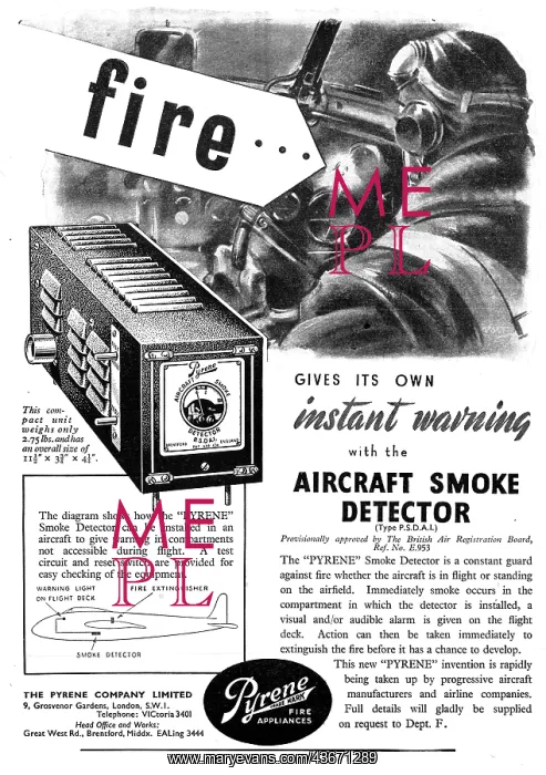  : Pyrene Airborne Smoke Detection System