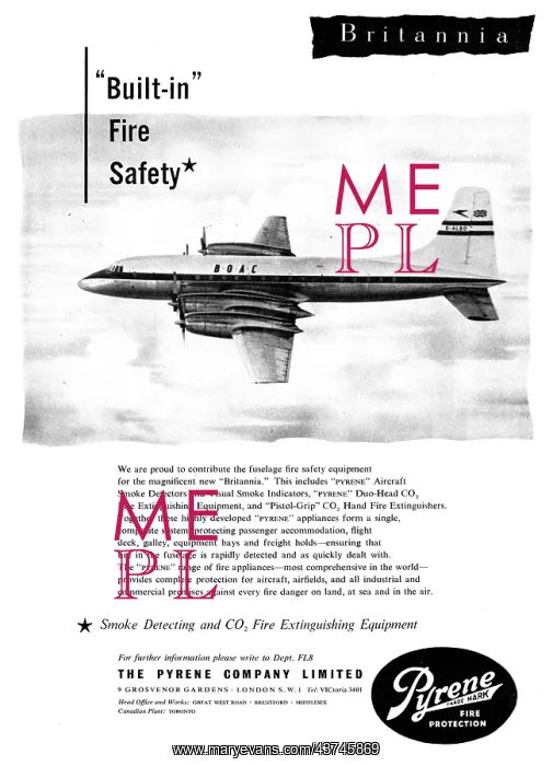 : Pyrene Aircraft Fire Protection Equipment : Pyrene Aircraft Fire Protection Equipment