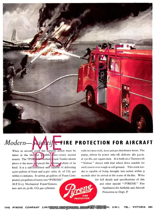 : Pyrene Airfield Crash Tender 1950 : Pyrene Airfield Crash Tender 1950
