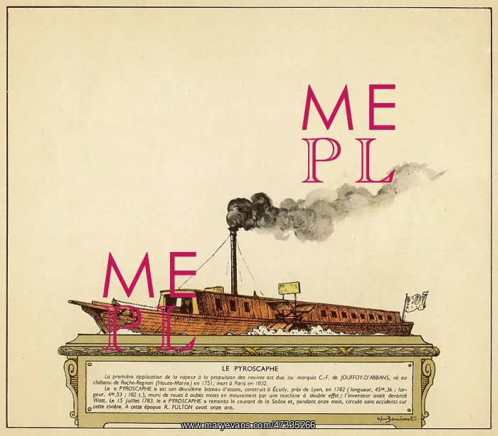 : PYROSCAPHE STEAMBOAT : PYROSCAPHE STEAMBOAT