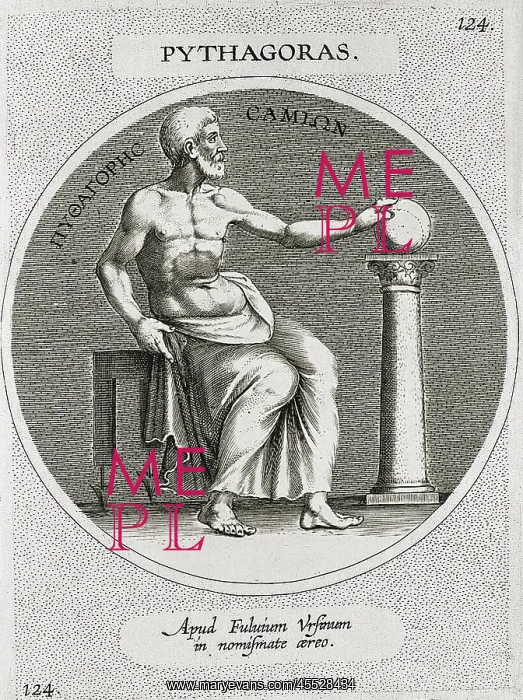 : PYTHAGORAS ( c. 580 BC - c. 500). Greek philosopher : PYTHAGORAS ( c. 580 BC - c. 500). Greek philosopher