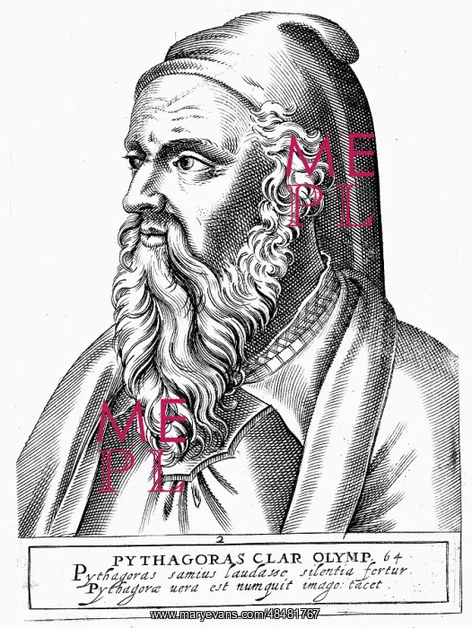 : Pythagoras (c560-c480 BC) Ancient Greek philosopher : Pythagoras (c560-c480 BC) Ancient Greek philosopher