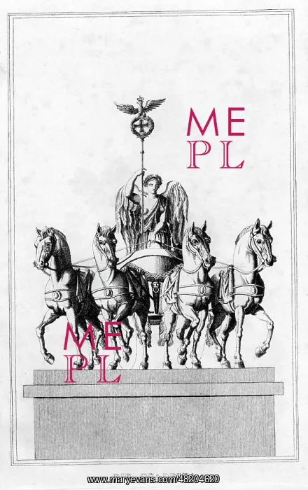 : Quadriga of Brandenburg Gate in Berlin : Quadriga of Brandenburg Gate in Berlin