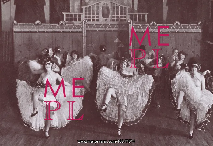 : Quadrille dancers at the Moulin Rouge : Quadrille dancers at the Moulin Rouge