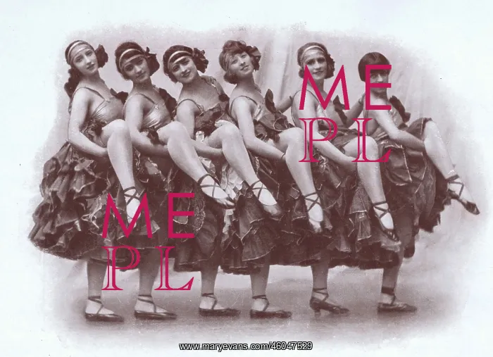 : Quadrille dancers at the Moulin Rouge : Quadrille dancers at the Moulin Rouge