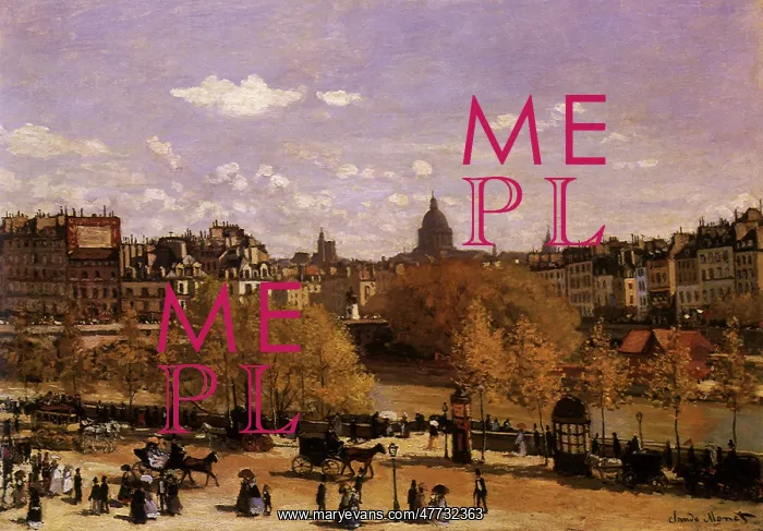  : Quai du Louvre, by Monet
