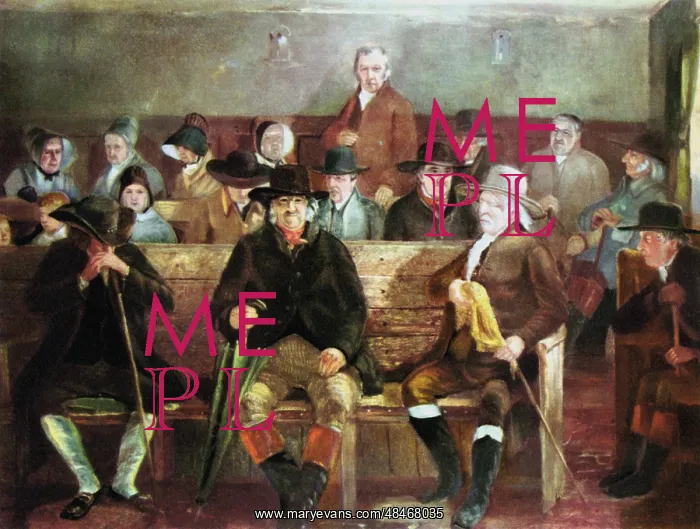  : Quaker meeting. After painting