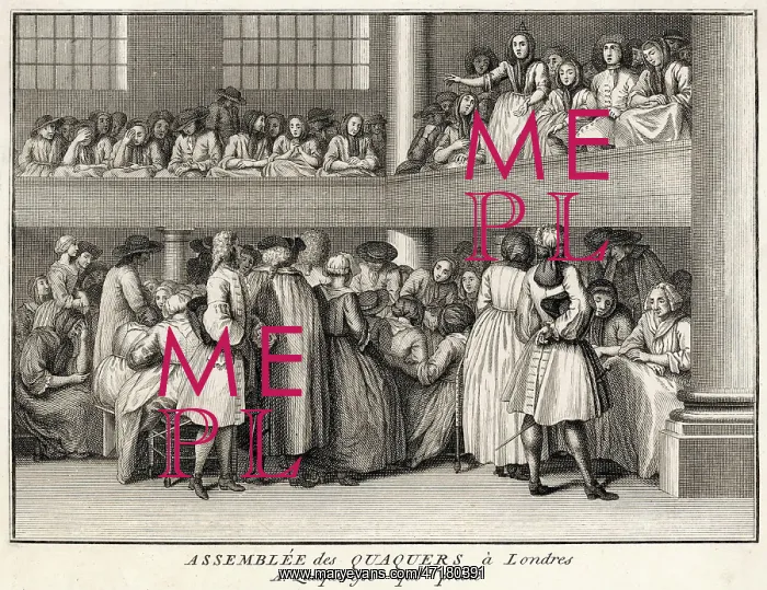  : QUAKER MEETING / PICART