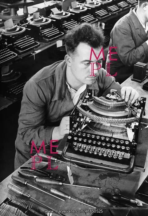 : Quality control of the typewriter in the Wanderer plant in C : Quality control of the typewriter in the Wanderer plant in C