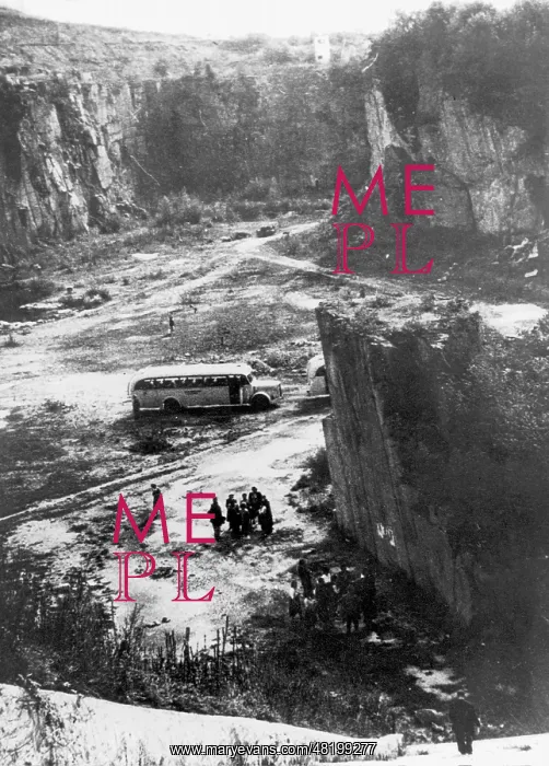 : Quarry at Mauthausen concentration camp : Quarry at Mauthausen concentration camp