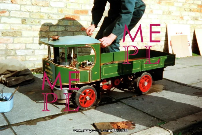 : Two and three quarter scale model Clayton Steam Wagon : Two and three quarter scale model Clayton Steam Wagon