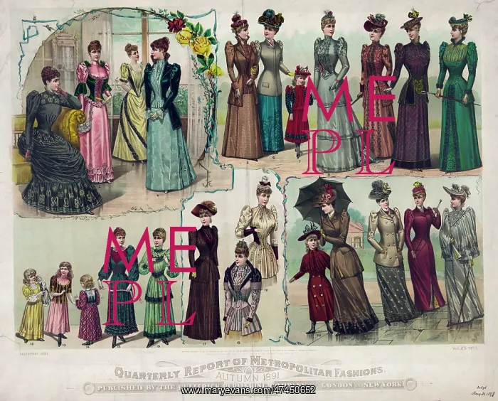 : Quarterly report of metropolitan fashions, Autumn 1891 : Quarterly report of metropolitan fashions, Autumn 1891