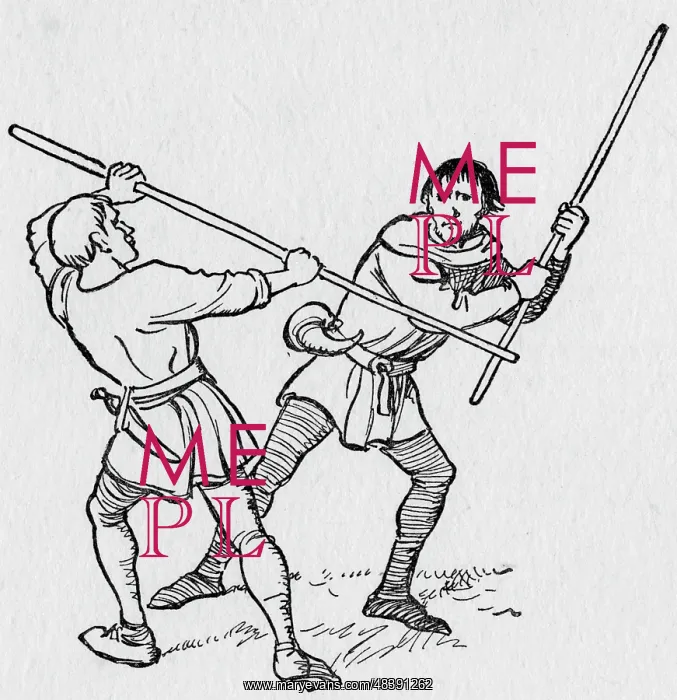 : Quarterstaff fighting - England : Quarterstaff fighting - England