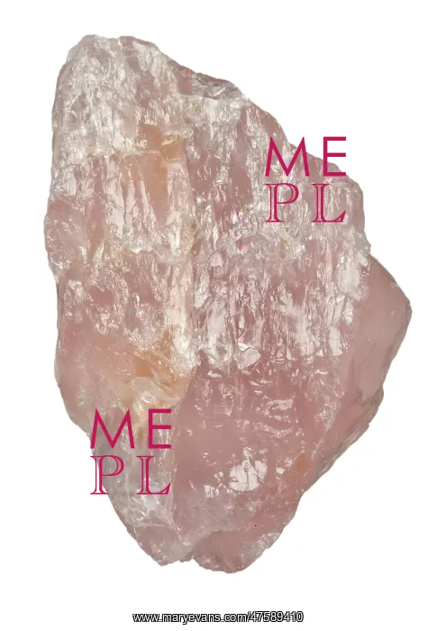  : Quartz. Rose quartz specimen