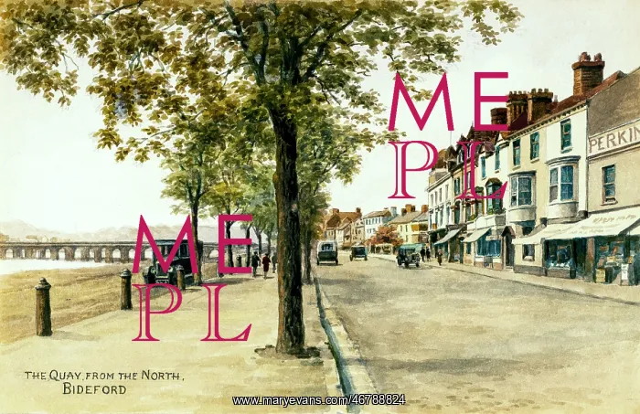 : Quay from the north, Bideford, North Devon : Quay from the north, Bideford, North Devon